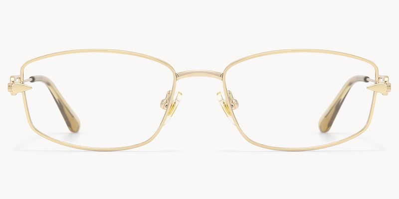 Bladework - Rectangle Gold Eyeglasses