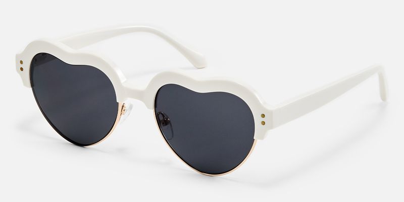 Galido - Geometric White Prescription Sunglasses
