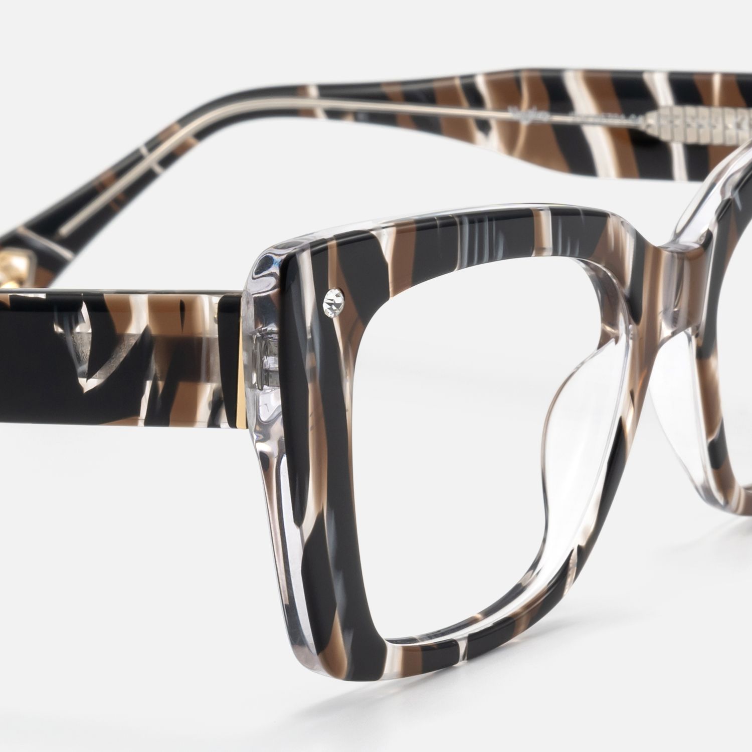 Rosa - Butterfly Pattern Eyeglasses | Vooglam Design Details