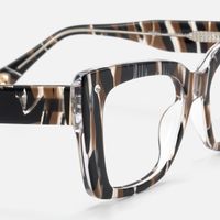 Rosa - Butterfly Pattern Eyeglasses | Vooglam Design Details
