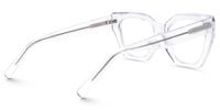 Elisheba - Cat Eye Crystal Eyeglasses | Vooglam Side View