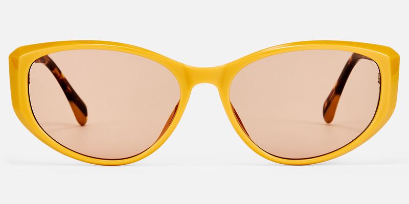 Macsen - Cat Eye Yellow Prescription Sunglasses