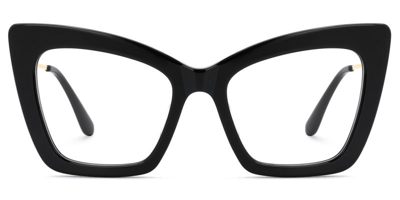 Lacretia - Butterfly Black Eyeglasses