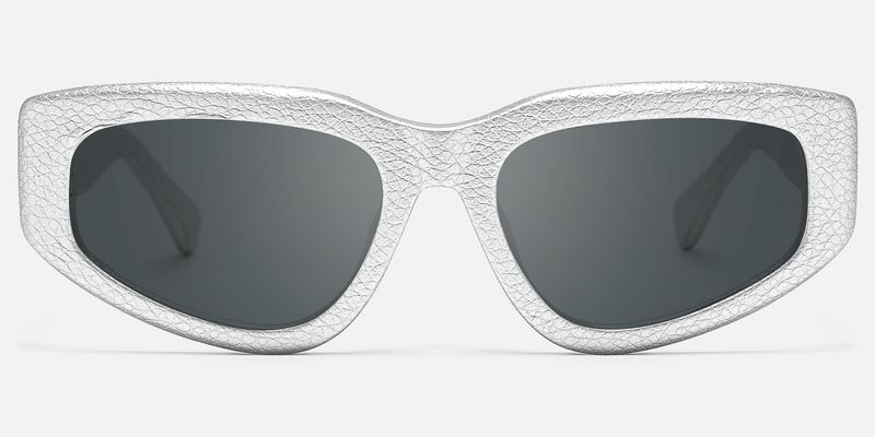 CruzHide - Geometric Silver Sunglasses