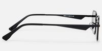 Aether - Geometric Black Sunglasses | Vooglam Side View
