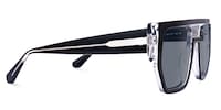 Inerney - Aviator Black Sunglasses - 5