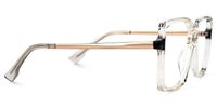 Ebru - Square Crystal Eyeglasses | Vooglam
