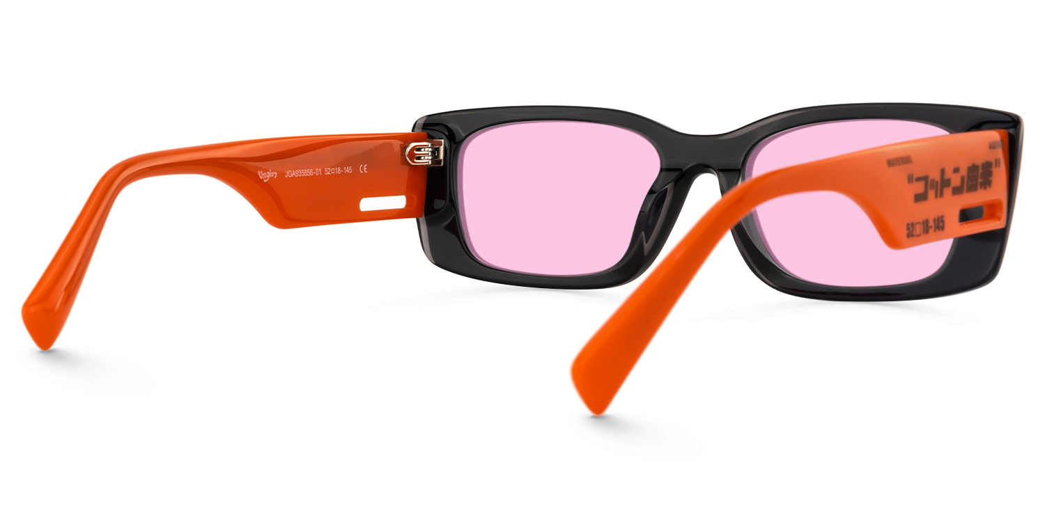 Horizon - Rectangle Black Sunglasses