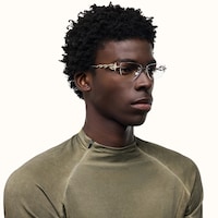 The Decoder - Geometric Silver Eyeglasses - 8