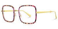 Jace - Square Floral Eyeglasses