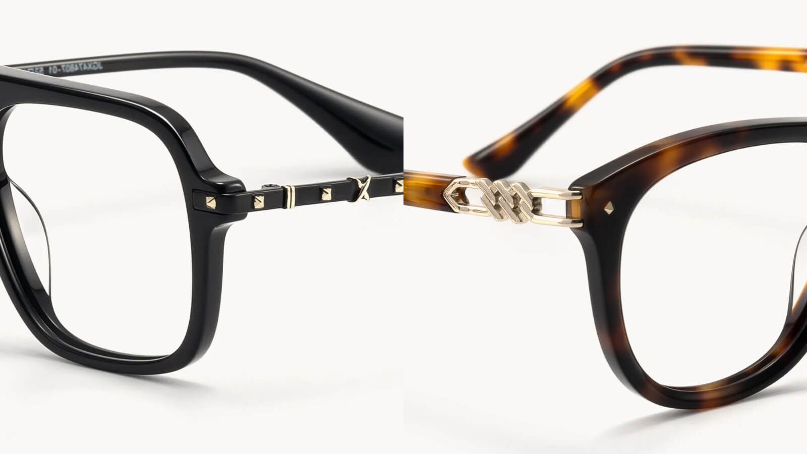 vooglam cuban link inspired glasses and riveted design glasses
