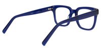 Elisedd - Square Blue Eyeglasses | Vooglam Side View