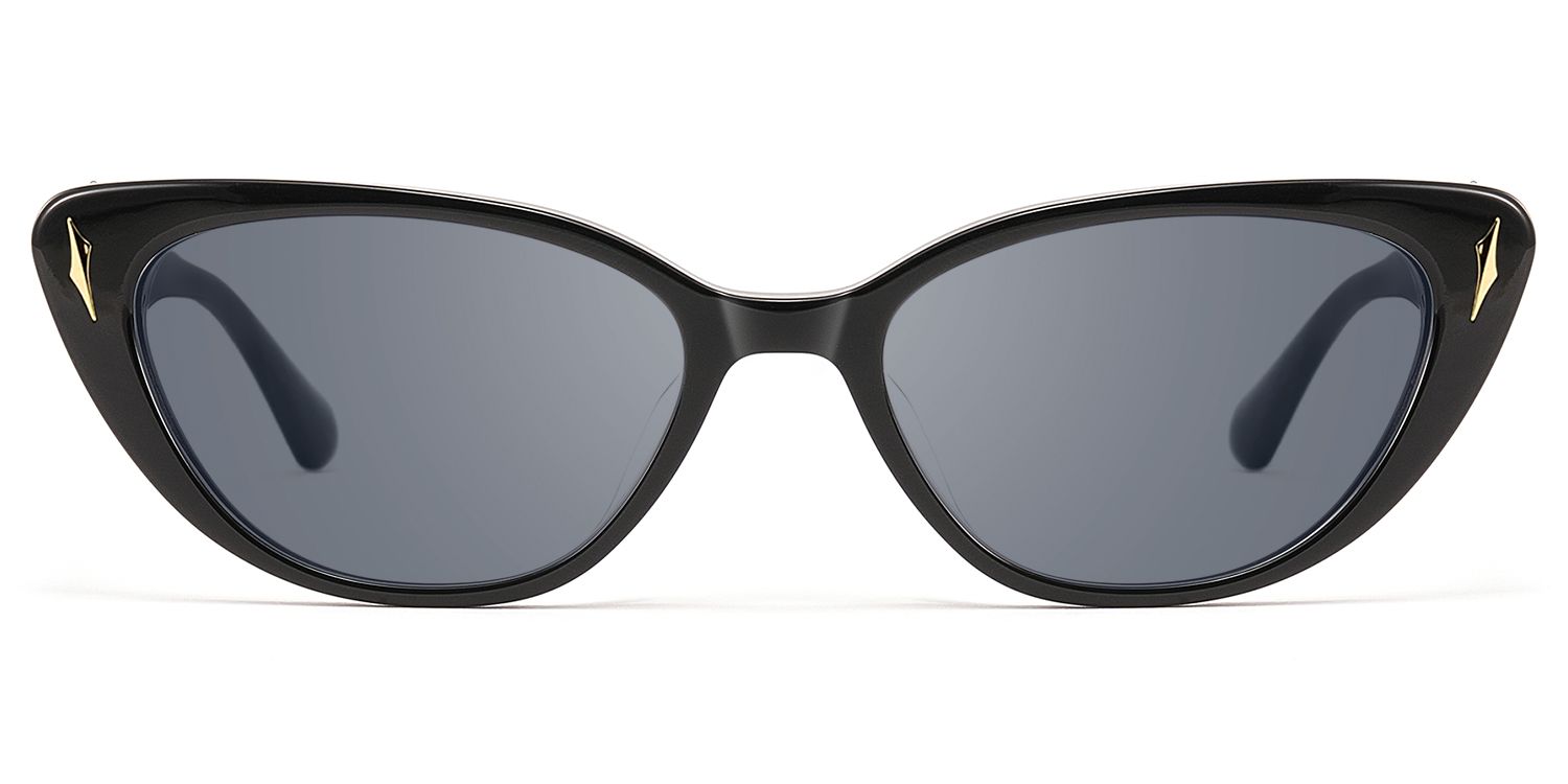As If - Cat Eye Black Sunglasses | Vooglam Product Details 1