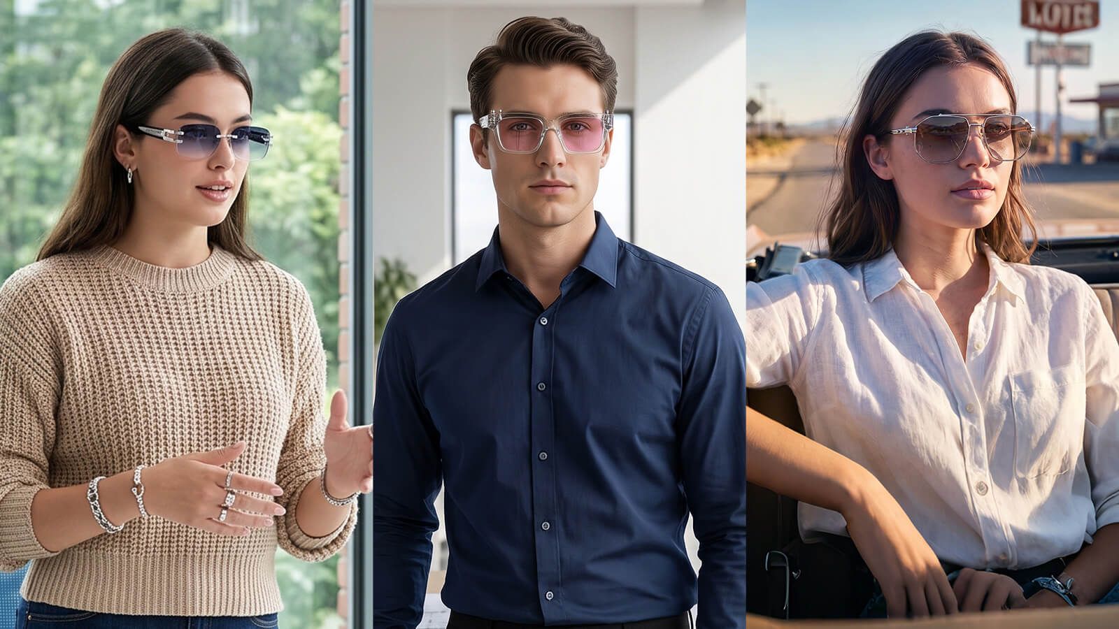 eyewear profiles for modern working professional