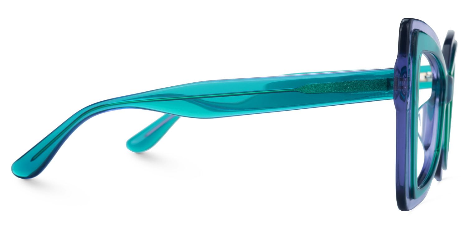 Elpi - Butterfly Blue/Purple Eyeglasses | Vooglam 4