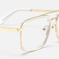 Navigator - Aviator Transparent Eyeglasses | Vooglam Design Details