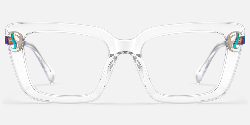 Nebula - Rectangle Transparent Eyeglasses