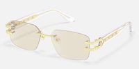 Aurum - Rectangle Gold Sunglasses