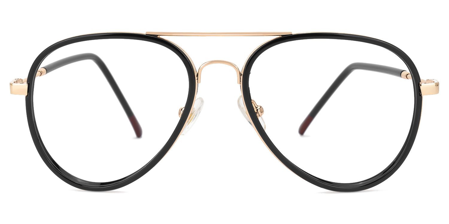 Farley - Aviator Black Eyeglasses product detail 2