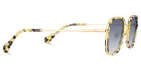 Sundance - Square Yellow Sunglasses | Vooglam 