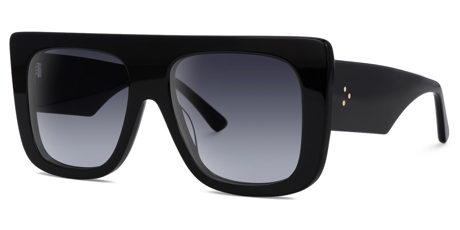 Hansel - Aviator Black Prescription Eyeglasses | Vooglam Front View