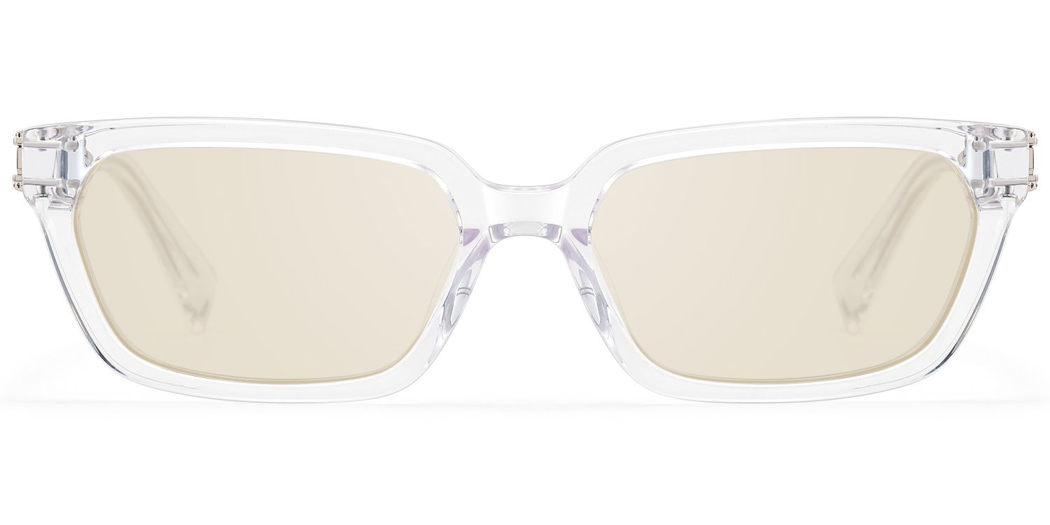 Frame Size of Scarpa - Clear Double Wire Light Tint Sunglasses | Vooglam