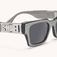 The Programmer - Rectangle Silver Sunglasses - 4