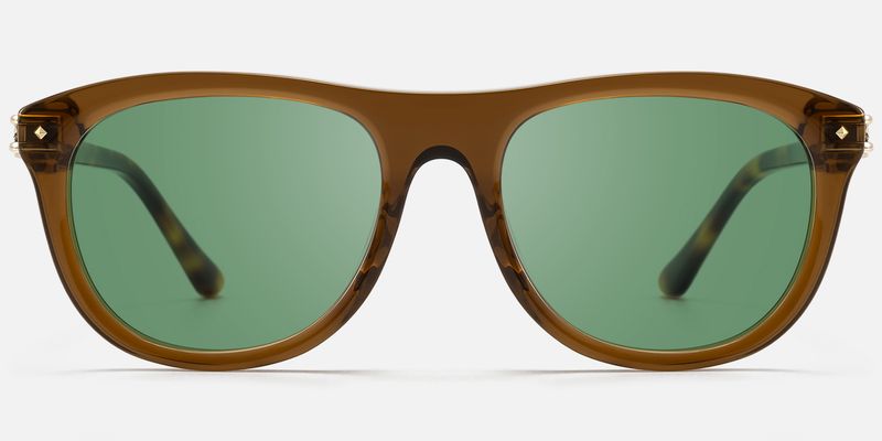 O'Keeffe - Aviator Brown Sunglasses