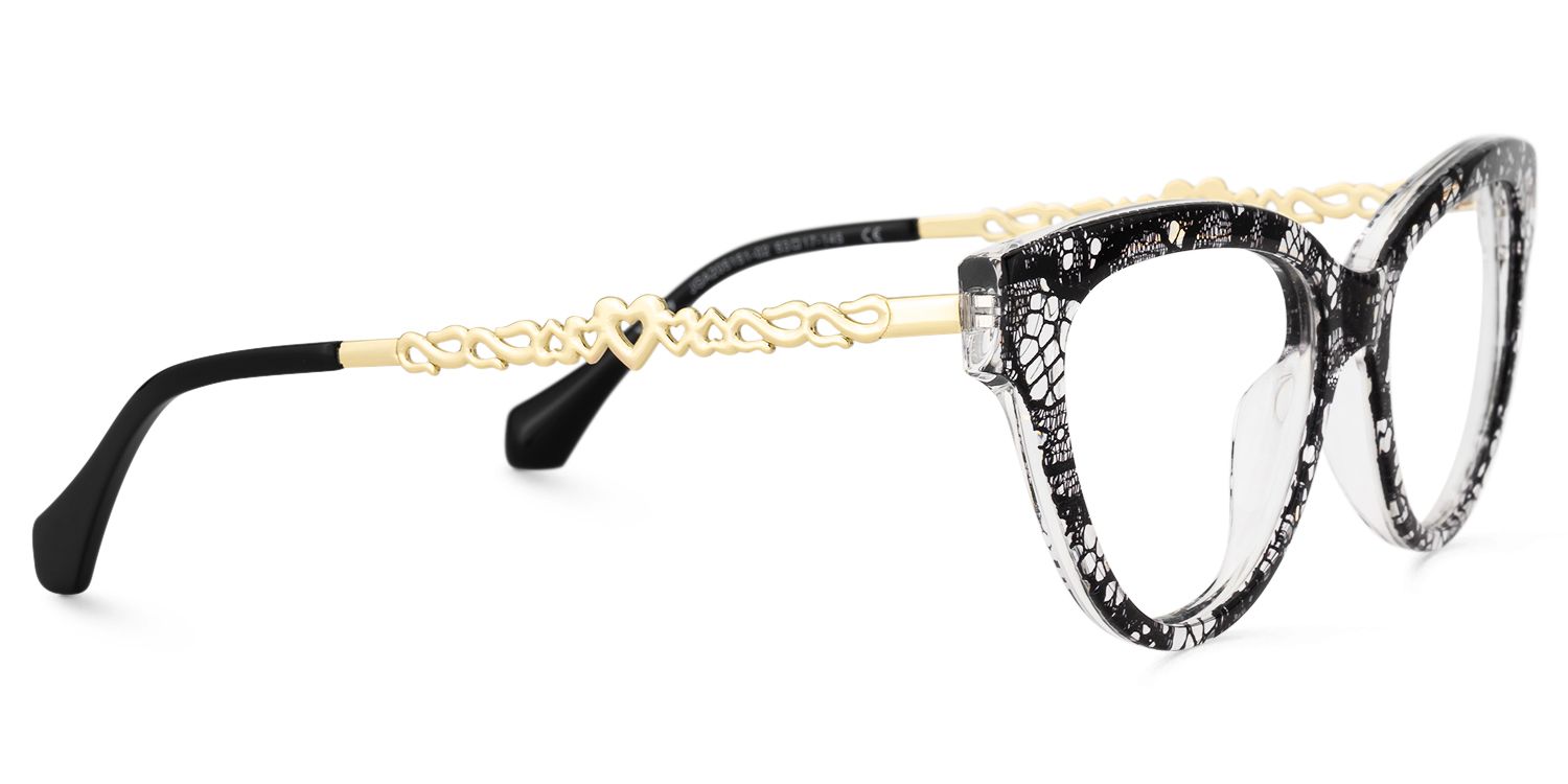 Rhapsody - Butterfly Pattern Eyeglasses | Vooglam 4
