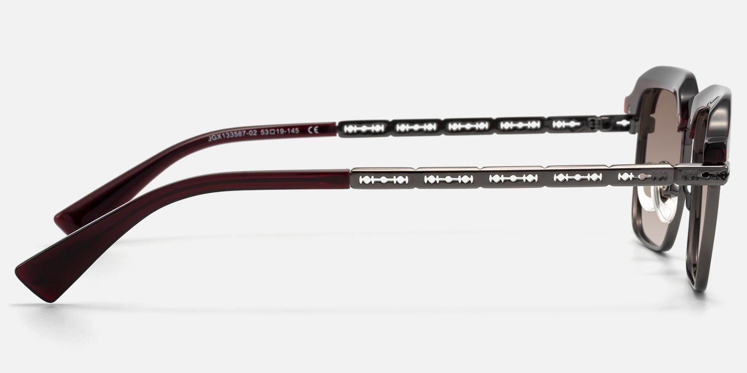 Archive - Rectangle Red Sunglasses product detail 3