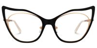 Baina - Cat Eye Black Eyeglasses | Vooglam Angle View