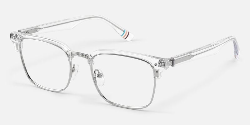 Preppy - Rectangle Transparent Eyeglasses