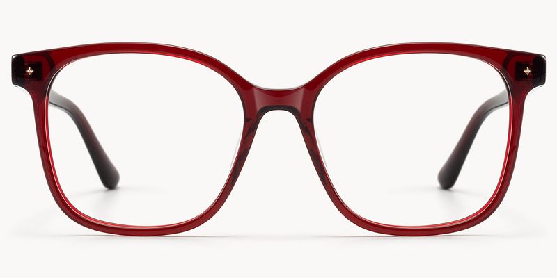Spacek - Square Red Eyeglasses
