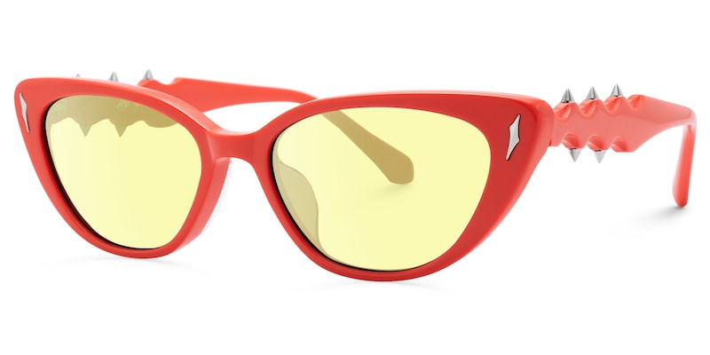 As If - Cat Eye Red Sunglasses