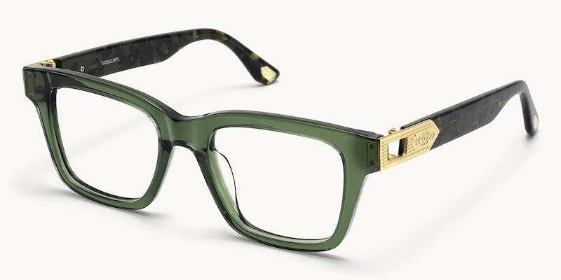 Legacy - Rectangle Green Eyeglasses