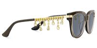 Reverie - Cat Eye Brown Sunglasses | Vooglam 
