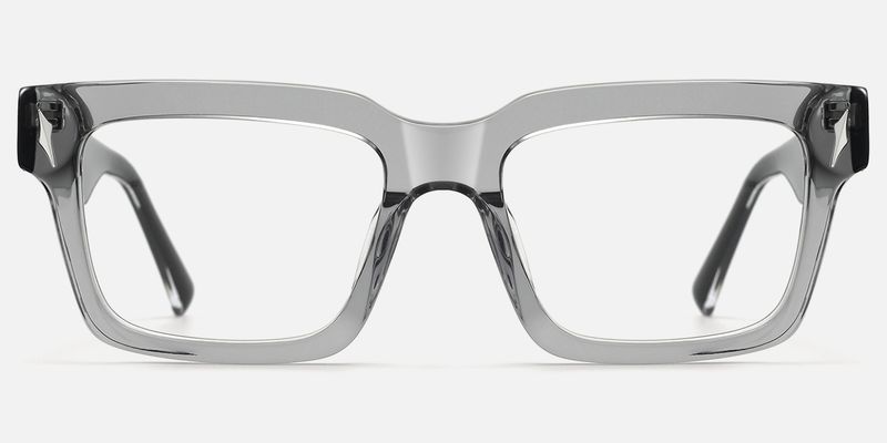 Razor - Rectangle Silver Eyeglasses