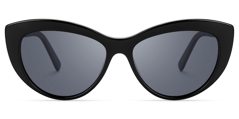 Leilani - Cat Eye Black Sunglasses