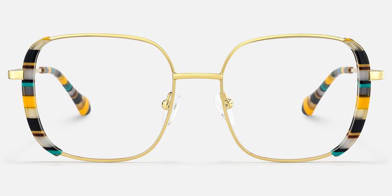 Milana - Square Black Eyeglasses