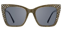 Glitz - Cat Eye Brown Sunglasses - 1