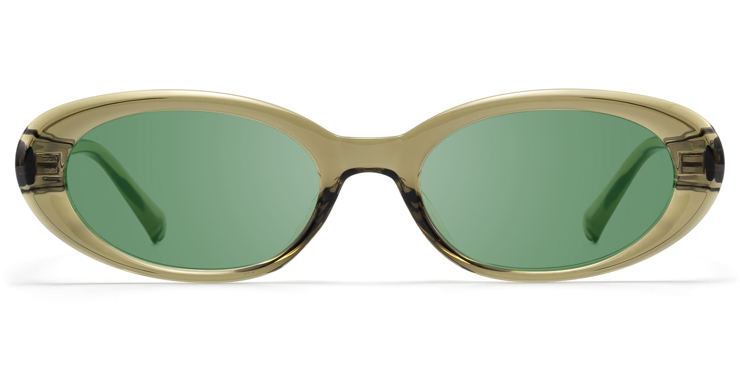 Nimbus - Cat Eye Green Sunglasses - 1
