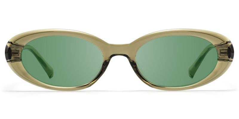 Nimbus - Cat Eye Green Sunglasses | Vooglam