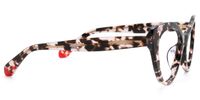 Naira - Cat Eye Floral Eyeglasses | Vooglam