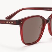 Spacek - Square Red Sunglasses - 4