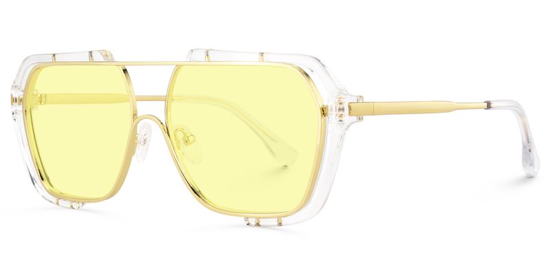 Porsha - Aviator Crystal Sunglasses