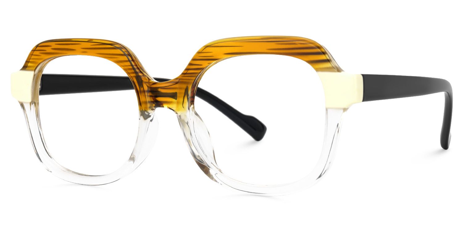 Fadil - Square Animal Eyeglasses | Vooglam Front View