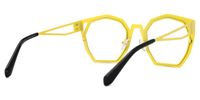 Ellard - Geometric Black Eyeglasses | Vooglam Side View