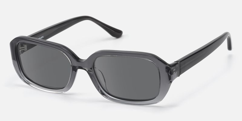 Mies - Gray Tinted Sunglasses with Screw Details | Vooglam