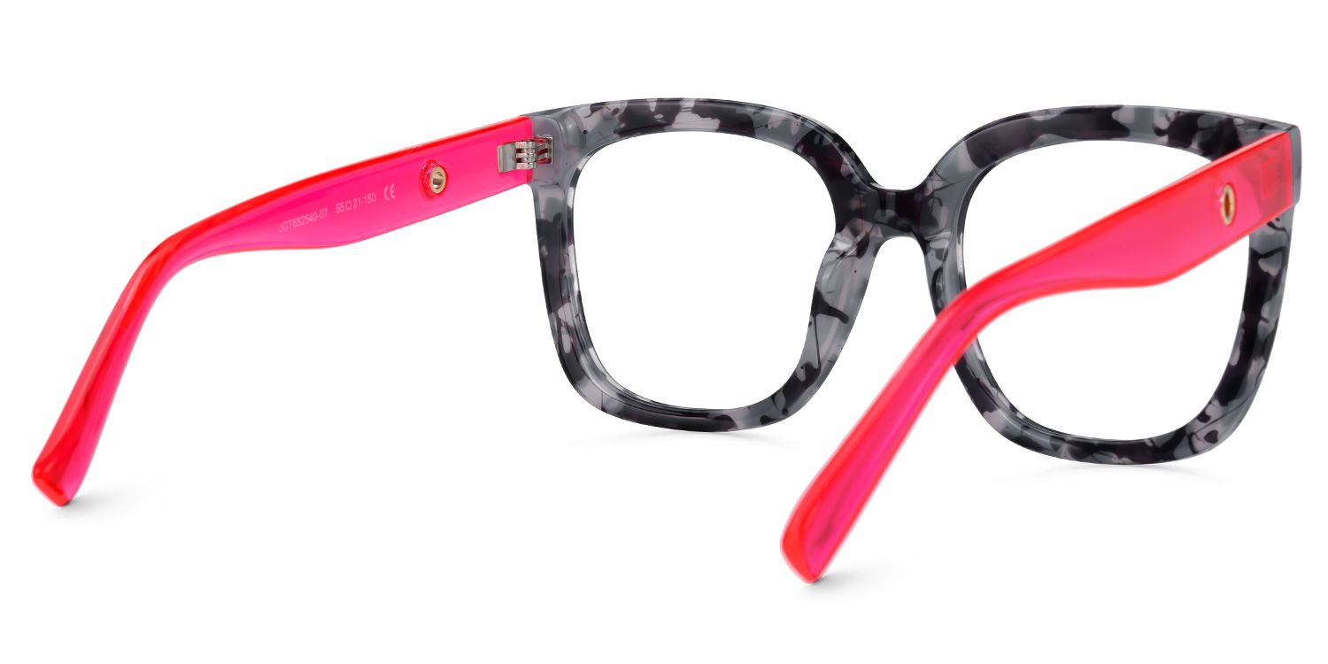 Ellema - Square Tortoise Eyeglasses | Vooglam Side View