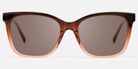 Jaelle - Square Brown Sunglasses | Vooglam Angle View